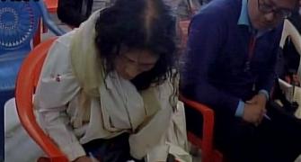 Manipur polls: Irom Sharmila cycles 20 km to file nomination