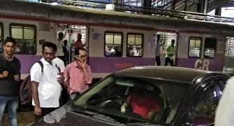 Mumbai: 'Confused' cricketer drives car onto station platform