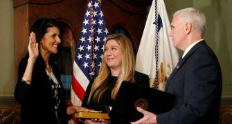 Nikki Haley sworn-in as new US envoy to UN