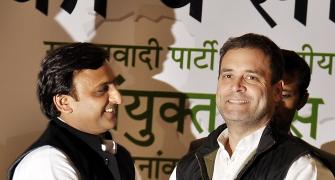 Akhilesh & Rahul: 'UP ko ye saath pasand hai'