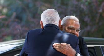 PHOTOS: On Day 2 of Modi's Israel visit it was all about the hugs!