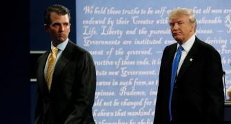 Trump lauds son's 'transparency' on release of Russia emails