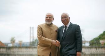 On 3-nation tour, Modi meets Portugal's PM Antonio Costa
