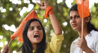 At DU march, ABVP vows to protect varsity's 'nationalist' ethos