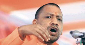 Yogi Adityanath drives BJP Hindutva campaign in eastern UP