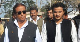 Azam Khan caught on camera fuming at officer for stopping his car