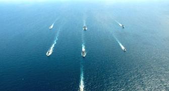 PHOTOS: India-Singapore joint naval exercise