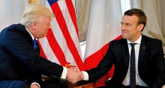 Handshake with Trump was 'moment of truth', says French president