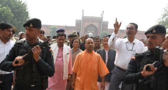Waah Taj! Yogi visits Taj Mahal amid controversies