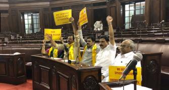 Special status: TDP MPs marshalled out of RS; YSRC MPs to quit LS