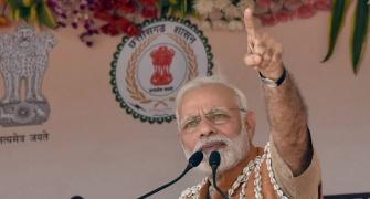 Ambedkar protected your rights, don't go to Naxals: PM in Chhattisgarh