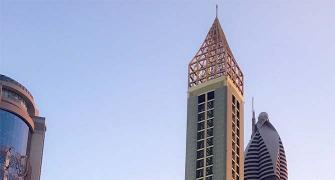 Living the high life! At 356 metres, this is the world's tallest hotel