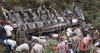 48 killed as overloaded bus falls into gorge in Uttarakhand