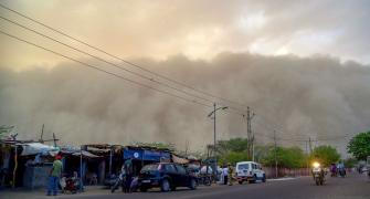 PHOTOS: Dust storm sweeps over Delhi, NCR, Rajasthan