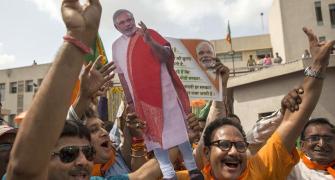 BJP takes lead in Karnataka, JD-S gains ground too