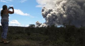 PHOTOS: Taking selfies with the Hawaii volcano