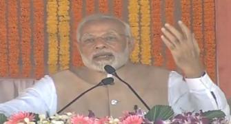 Cong supports 'urban Maoists', insults tribals: PM in Chhattisgarh