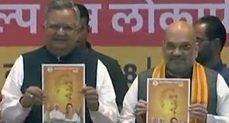 'Naxal free' and 'Naya Chhattisgarh': Amit Shah releases BJP manifesto