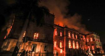 PHOTOS: Brazil's 200-yr-old museum gutted in huge fire