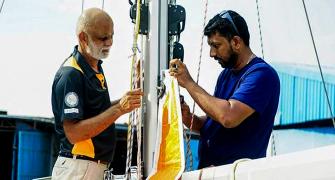 'Abhilash Tomy is very comfortable at sea'