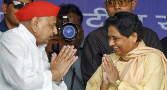 After 24 years, Mayawati shares stage with Mulayam