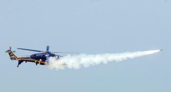 In a first, HAL fires air-to-air missile from chopper