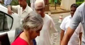 Sitharaman's parents in Parliament to watch Budget