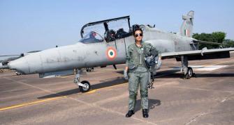 Mohana Singh, 1st woman fighter pilot to fly Hawk jet