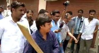 Vijayvargiya's MLA son beats officer with bat; jailed