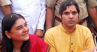 Joshi dropped; Maneka, Varun in BJP's list for UP