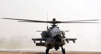 In boost to its firepower, IAF gets 8 Apache choppers