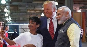At Howdy Modi, Trump, PM click selfie with a child
