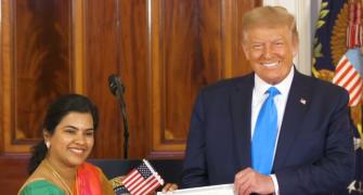 Indian becomes US citizen in ceremony hosted by Trump