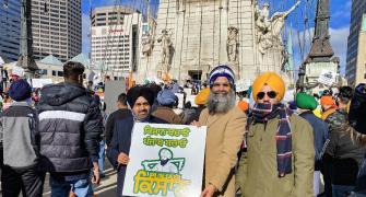 Sikh-Americans hold protest in US against farm laws