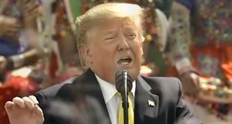 Trump struggles with Hindi words in Motera address