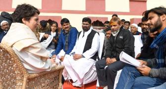 Priyanka meets anti-CAA activists in Varanasi