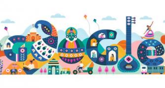 Google's doodle honours India's diversity for R-Day