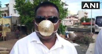 Pune man gets mask made of gold worth Rs 2.89 lakh