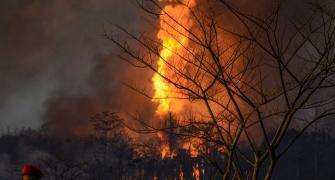 SEE: Massive fire rages at Assam oil well