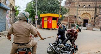 Sit-ups, squats, beating: How cops tackled 'Covidiots'