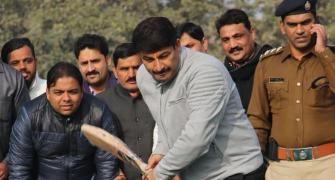 BJP's Manoj Tiwari goes to Haryana for playing cricket