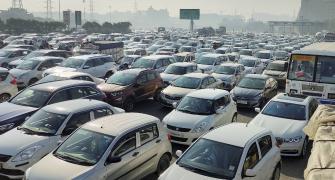 Farmers' protest leads to traffic snarls in Delhi