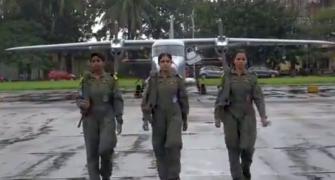 Navy's 1st batch of 3 women pilots ready for take-off