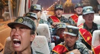 Video shows Chinese troops crying as they head to LAC