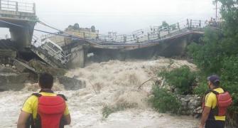Heavy rains damage highways in Uttarakhand