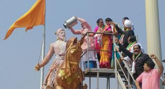 7 held for desecrating Shivaji statue in Karnataka