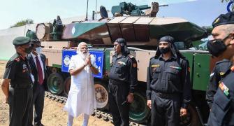 PM hands over 'Made-In-India' Arjun tank to army