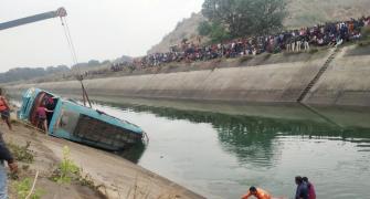 47 killed as bus plunges into canal in MP