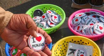 Selling badges: Business thrives at farmers' stir