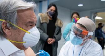 UN chief Antonio Guterres receives COVID-19 vaccine
